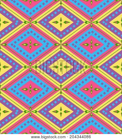 Seamless geometry pattern repeatable background for website wallpaper textile printing texture editable in vector