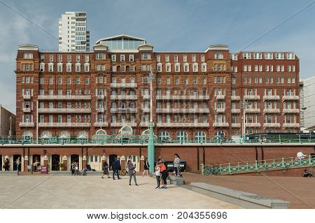 24 of August, 2017, Editorial photo of Hilton hotel in Brighton, Brighton, UK, Great Britain England