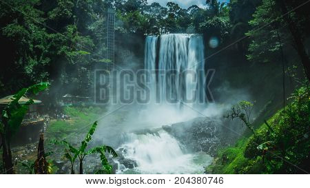 Dambri waterfall Bao Loc City Viet Nam