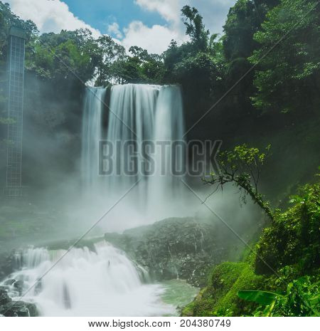 Dambri waterfall Bao Loc City Viet Nam
