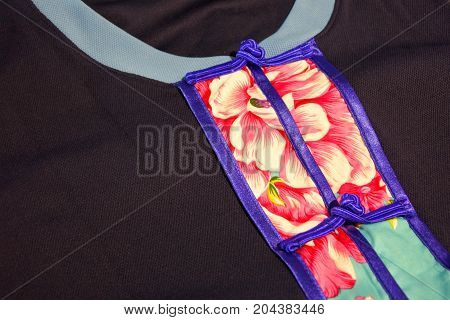 Chinese Clothing Fabric Texture Background