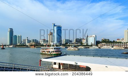 Lujiang River Cityscape