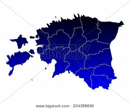 Map Of Estonia