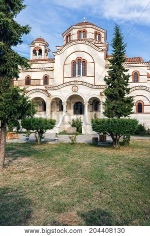 Cathedral Of Saint Paul And Saint Astius In Durres Albania. The Orthodox Church was built during the years of 1994-2002 and was inaugurated in 2009