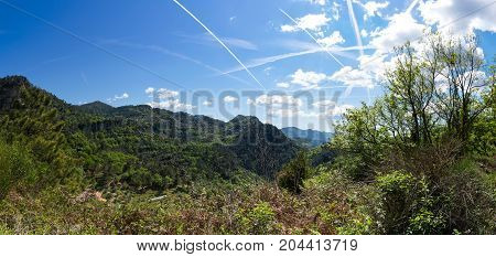 Mountains of Regional nature park of the Azure PreAlps France