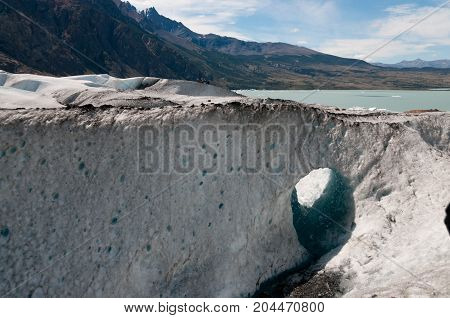 Viedma forms one of the largest glaciers in the Santa Cruz province in Argentina.