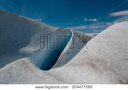 Viedma forms one of the largest glaciers in the Santa Cruz province in Argentina.