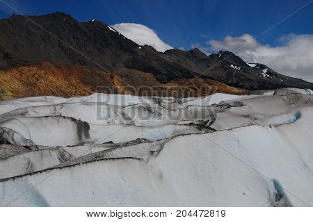 Viedma forms one of the largest glaciers in the Santa Cruz province in Argentina.