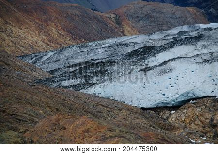 Viedma forms one of the largest glaciers in the Santa Cruz province in Argentina.