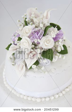 gâteau de mariage fleur