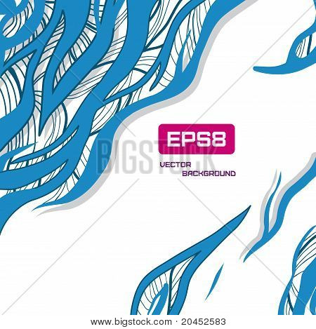 Abstrato azul