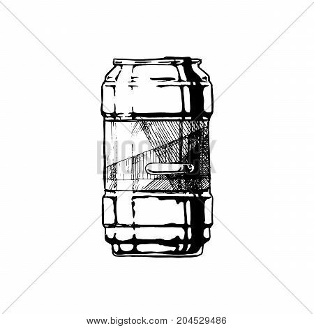 Vector Illustration Of Beverage Can