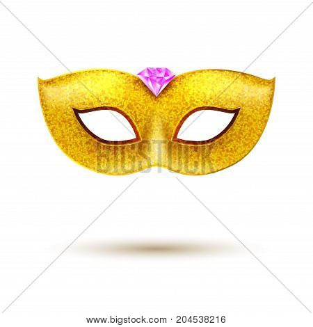 Masquerade Carnival Mask decoration. Costume design for festival. Carnival party.