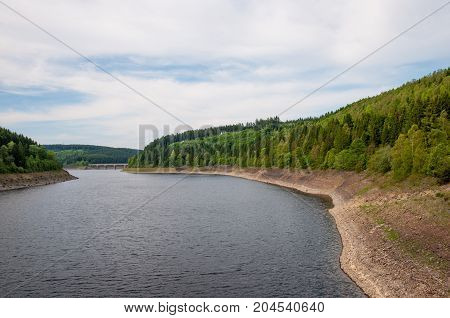 Okerstausee Reservoir In Germany