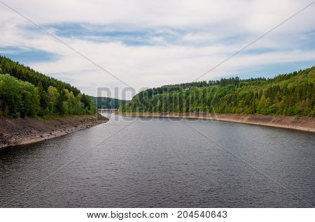 Okerstausee Reservoir In Germany