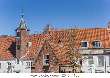 Old Houses Of Muurhuizen Street In Amersfoort