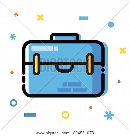 Line art flat Style. Application development, business and information. Vector icons and elements collection. Finance Concept.