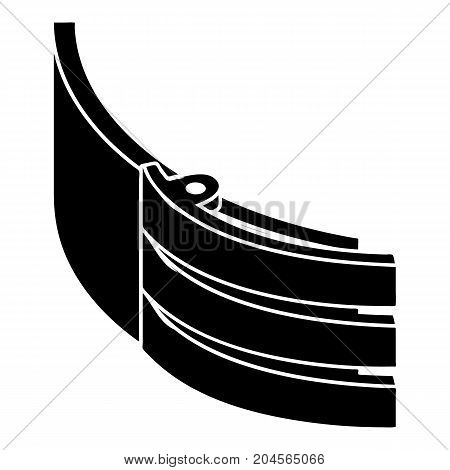 Strap belt icon. Simple illustration of strap belt vector icon for web design isolated on white background
