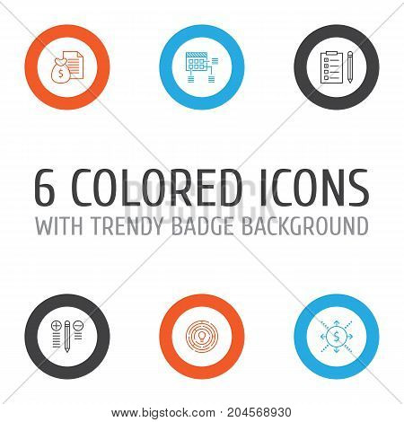 Management Icons Set. Collection Of Innovation, Decision Making, Report And Other Elements