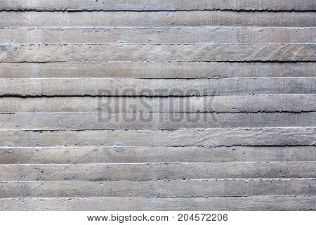 close up surface of cement wall strips pattern for background