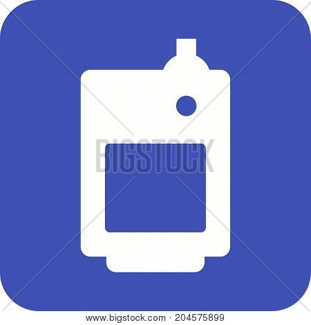 Boiler, fuel, solid icon vector image. Can also be used for Climatic Equipment. Suitable for use on web apps, mobile apps and print media.