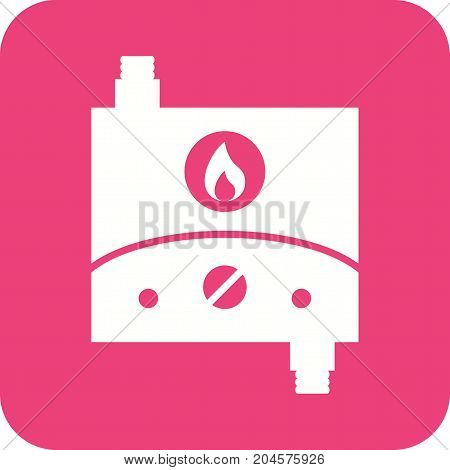 Water, heater, tankless icon vector image. Can also be used for Climatic Equipment. Suitable for use on web apps, mobile apps and print media.