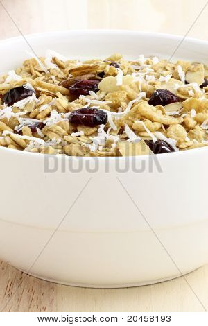 Свежие из печи здоровых Гранола