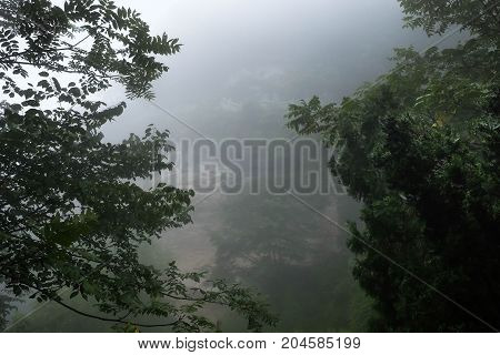 The Wudang MountainsHubei China.  This here have a good weather somethime it a lot of the fog.