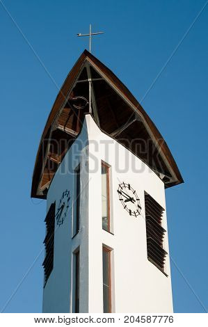 Roman Catholic Church of the Holy Family in Luhacovice. Southern Moravia, Czech Republic.