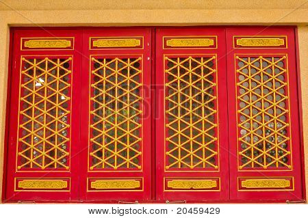 Deuren In Chinese tempel
