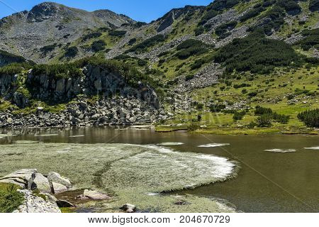 Amazing Summer Panorama with  Prevalski lakes, Pirin Mountain, Bulgaria
