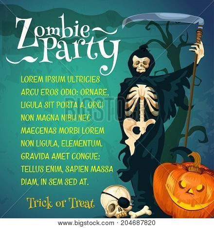 Halloween Zombie Vector Photo Free Trial Bigstock