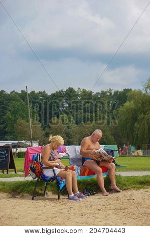 Reading Man And Woman