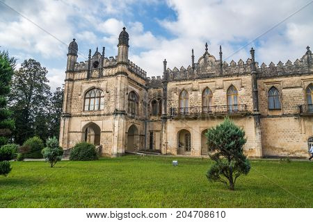 Dadiani Palace Located Inside A Park In Zugdidi, Georgia