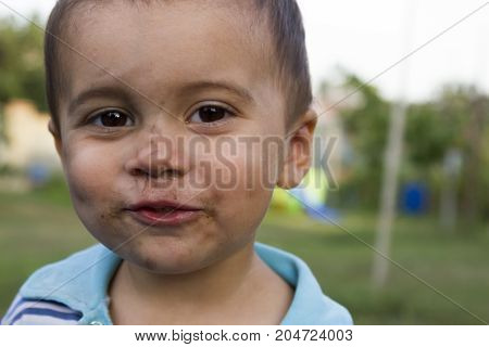 Happy Dirty Little Boy