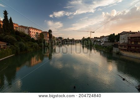 The bridge is very famous it has been made projected by the celebrated italian architect Palladio