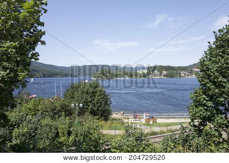 The Schluchsee Lake In The German Black Forest