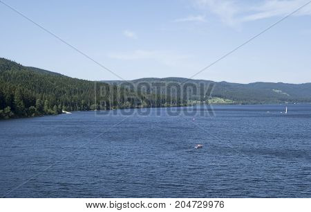 The Schluchsee Lake In The German Black Forest