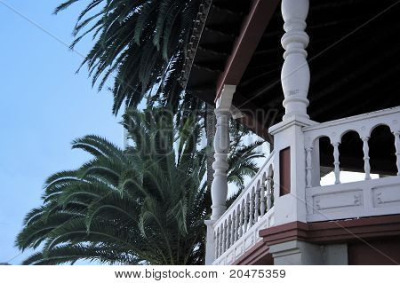 Architektonický detail, Icod de los Vinos, Tenerife, Kanárské ostrovy