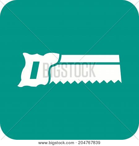 Saw, cut, tennon icon vector image. Can also be used for Hand Tools. Suitable for use on web apps, mobile apps and print media.