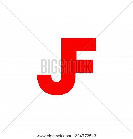 jf letter logo design, abstract letter logo design