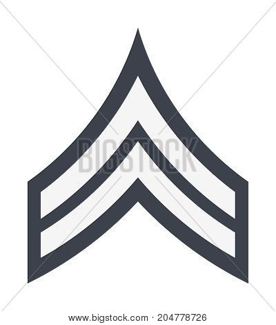 Military Ranks And Insignia. Stripes And Chevrons Of Army