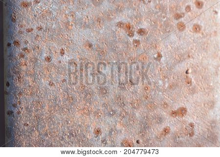 beautiful rust background on steel sheet metal