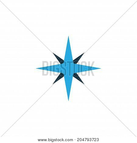 Premium Quality Isolated Direction Element In Trendy Style.  Qiblah Colorful Icon Symbol.