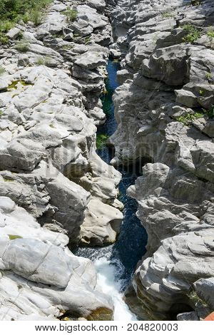 River Maggia In The Valley Of The Same Name