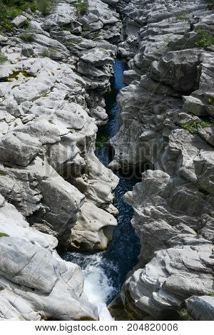 River Maggia In The Valley Of The Same Name