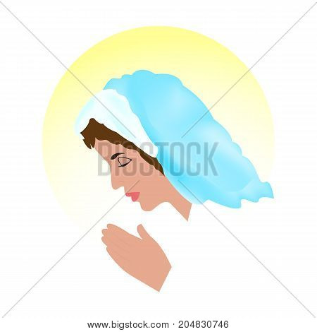 Immaculate Heart Of Mary Vector Black And White Our Lady