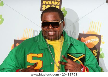 LOS ANGELES - MAR 29:  Sean Kingston arriving at the 2008 Nickelodeon's Kids' Choice Awards at UCLA Pauley Pavilion on March 29, 2008 in Westwood, CA