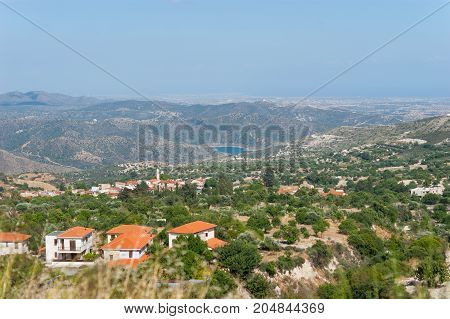 View of the old village Lefkara . Cyprus