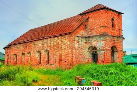 Abandoned Church of Boris and Gleb in Rostov Veliky, the Golden Ring of Russia
